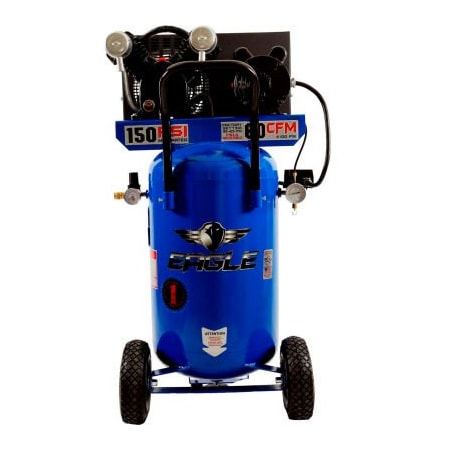 Wood Industries Eagle, Portable Electric Air Compressor, 3 HP, 24 Gallon, Vertical, 6 CFM P3124V1